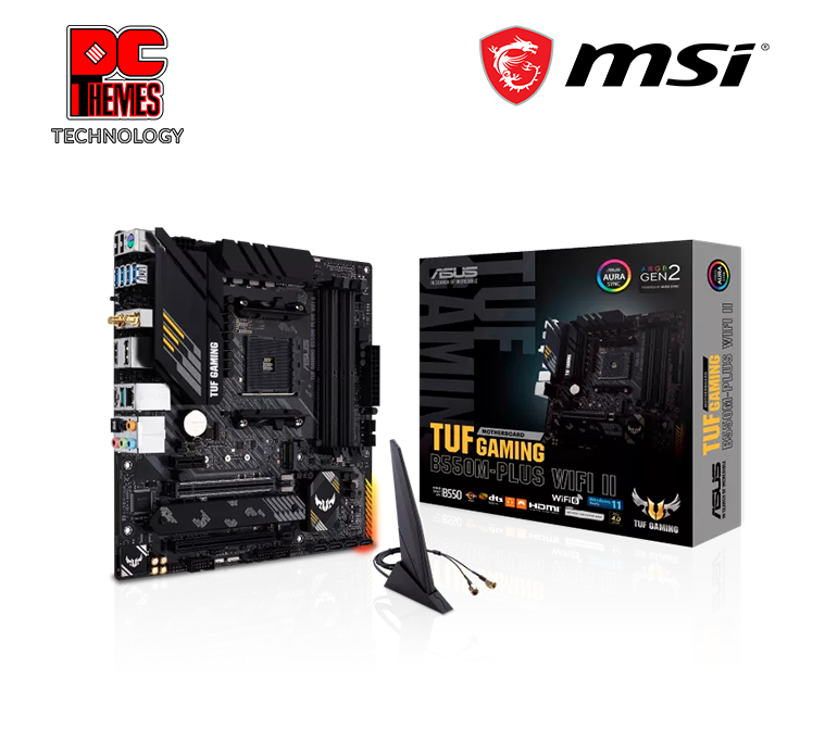 ASUS TUF GAMING B550M-PLUS WIFI II AM4 Motherboard
